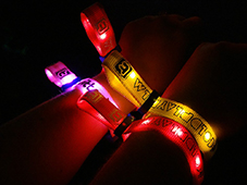 LED Wristbands for the concert scene