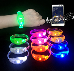 [AN-378] TPU Wristband LED Night Concert Sound Activated
