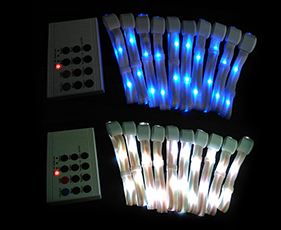 [AN-379] Nylon Radio Controlled lighting Led Bracelet supplier